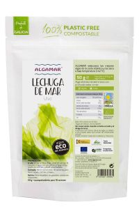 Alga Alface do Mar (ULVA); em flocos, 50g, BIO/VEGAN/CRU