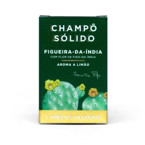 Champô Sólido de Figueira-da-Índia para Cabelos Oleosos