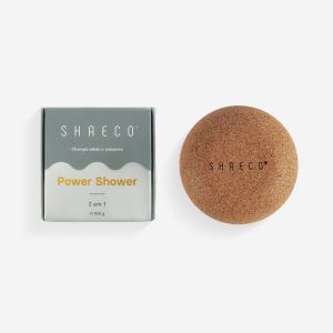 Champô e Sabonete 2 em 1 Power Shower 100 g + Saboneteira Viagem 