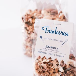 Granola de Amêndoas Canela e Gengibre