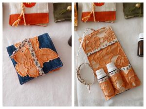 Bolsa para Frascos Óleos Essenciais/batons/amostras