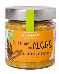 Paté Vegetal com Algas, Cenoura e Cúrcuma, BIO/ VEGAN/ SEM GLUTEN