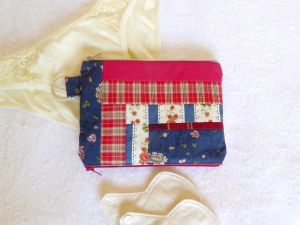 Bolsa Dupla “Usa Lava” Porta-pensos/máscara/lingerie – retro style